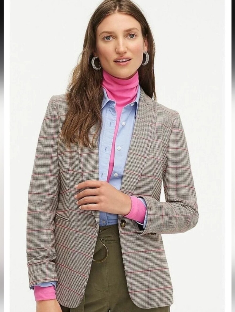 J.Crew Parke Blazer in Kyle Houndstooth Size 6
